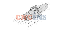 BT40-HC20-90 Гидропластовый патрон