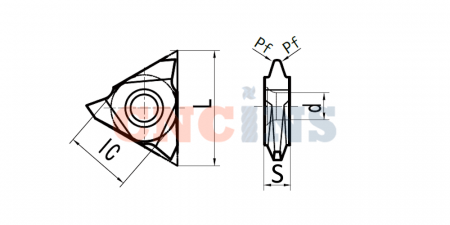 22VER-3.14-M1.0 DM215 Пластина твердосплавная