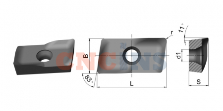 APGT1135PDFR-G2 WSK10  (Mitsubishi) Пластина фрезерная_3