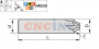 PMK43.z4.08.XX.63.SRF10 TiAlN Фреза для радиусных фасок твердосплавная по металлу
