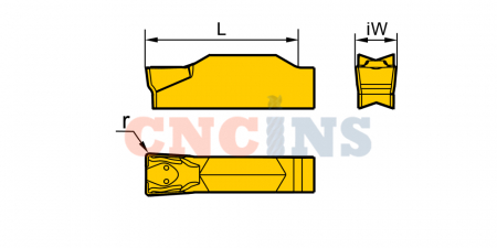ZTHS0504-MG-YBG202 Пластина канавочная для нержавеющей стали