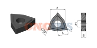 WNMG080412-BR WS7120 Пластина токарная для нержавеющей стали, черновая обработка