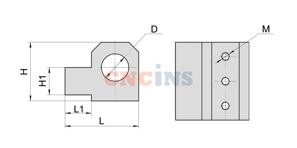  Держатели осевого инструмента 
